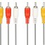 Кабель 3xRCA (папа) - 3xRCA (папа) Smartbuy (KA-231-200) 1.8м