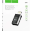 OTG Hoco UA17 Lightning (папа) на USB-C (мама) черный