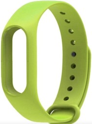 Ремешок для Xiaomi Mi Band 2 силиконовый зеленый