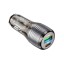 Автомобильное заряд. устр. Borofone BZ30 1USB/1C 30W+18W прозрачно-черное