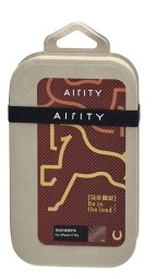 Накладка для i-Phone 17 Pro Airity Aramid Fiber Bein the lead Magsafe с узорами красный