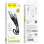 Usb Кабель-зарядка Lightning Hoco X38 25cм чёрный