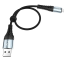 Usb Кабель-зарядка Lightning Hoco X38 25cм чёрный