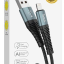 Usb Кабель-зарядка Lightning Hoco X38 25cм чёрный