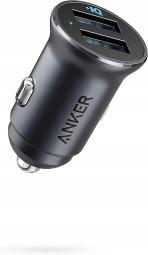 Автомобильное зар. устр. Anker A2727 24W 2USB черное