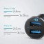 Автомобильное зар. устр. Anker A2727 24W 2USB черное