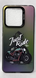 Накладка для Xiaomi Redmi Note 13 4G пластик разные рисунки