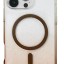 Накладка для i-Phone 16 Pro Max Keephone Lillian MagSnap золотой