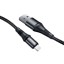 Usb Кабель-зарядка Lightning Hoco X50 Excellent 2.4A 1м в тканевой оплётке чёрный