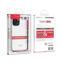 Накладка для i-Phone 13 Hoco Light силикон тонкий прозрачный