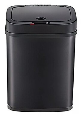 Умное мусорное ведро Xiaomi Ninestars Stainless steel Sensor Trash Can 12л (DZT-12-5) черное