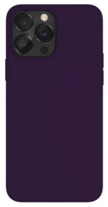 Чехол-накладка  i-Phone 14 Pro Silicone icase  №30-1 темный фиолетовый