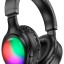 Стереонаушники Bluetooth полноразмерные Hoco W48 RGB черные