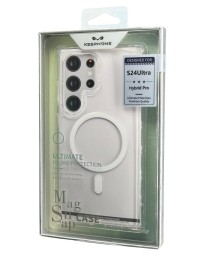 Накладка для Samsung Galaxy S24 Ultra Keephone Hybrid Pro прозрачный