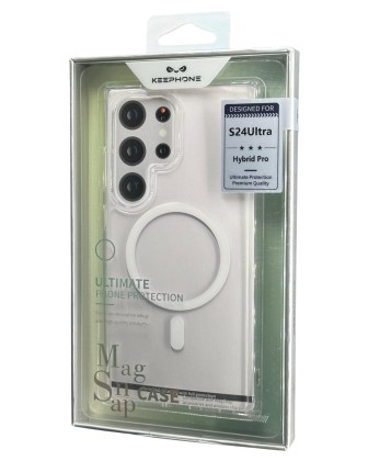 Накладка для Samsung Galaxy S24 Ultra Keephone Hybrid Pro прозрачный
