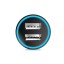 Автомобильное заряд. устр. Hoco 2USB 2.4A UC204 черное