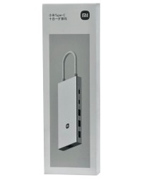 USB-C хаб Xiaomi Usb-A/Type-C 10 в 1 (XMTIO01YM) серебристый