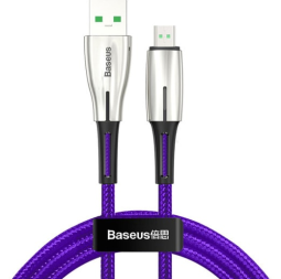 Usb Кабель-зарядка Micro Baseus Waterdrop 4A 2м (CAMRD-C05) фиолетовый