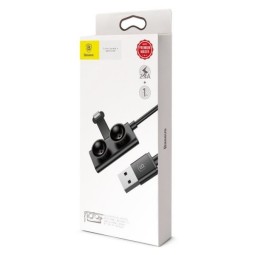 Usb Кабель-зарядка Lightning Baseus Suction Cup 2.4A 1м CALXP-A01) черный