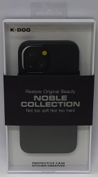 Накладка для i-Phone 13 Mini K-Doo Noble кожаная черная
