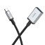 Кабель-переходник Hoco US10 Type-C (папа) на USB3.0 (мама) 5Gbps 0.5м черный