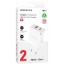 Сетевое зар. устр. Borofone BN16 1USB/1C 18W/45W белое