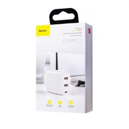 Сетевое зар. устр. Baseus Speed PPS Three Output 2USB+1C 5A 60W (CCFS-G02) белое