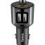 Автомобильное заряд. устр. Hoco E19 + FM-трансмиттер BT4.2 2USB 2.4A серое