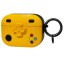Силиконовый чехол для AirPods Pro 2 c карабином (gameboy) жёлтый