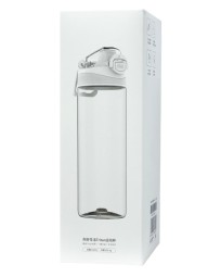 Бутылка для холодных напитков Xiaomi Quan Ge Hello Life Tritan Sports Cup 620ml белая