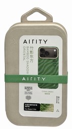 Накладка для i-Phone 17 Pro Airity Aramid Fiber Bamboo Shadow China Magsafe зеленый