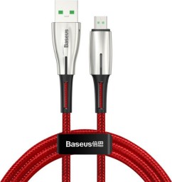 Usb Кабель-зарядка Micro Baseus Waterdrop 4A 2м (CAMRD-C09) красный