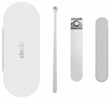 Набор для маникюра Xiaomi Clicclic 3 in 1 Nail Clippers Set CTT001CN серебристый