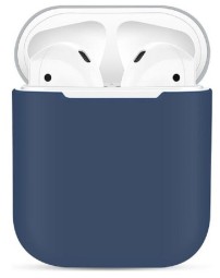 Силиконовый чехол для AirPods синий