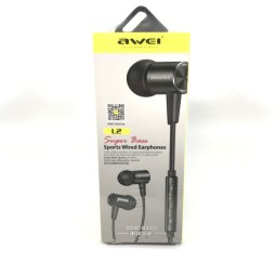 Стереонаушники AWEI с микрофоном L2 серый