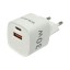 Сетевое зар. устр. Evelatus 135 1USB/1C 22.5W/35W белое