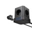 Сетевой фильтр Hoco NS8 5 розеток/3USB/1USB-C 2м черный