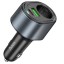 Автомобильное заряд. устр. Hoco Z56 1USB/1C/1 разветвитель 35W/30W/240W черный