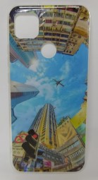 Накладка для Xiaomi Redmi 9C пластик разные рисунки