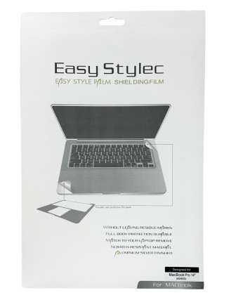 Защитная пленка на топкейс для MacBook Pro 14" (A2442) серебристая