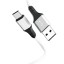 Usb Кабель-зарядка Type-C Hoco X86 3A 1м мягкий силиконовый белый