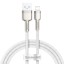 Usb Кабель-зарядка Lightning Baseus Cafule Metal 2.4A 2м (CALJK-B02) белый