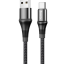 Usb Кабель-зарядка Type-C Hoco X50 Excellent 3A 1м в тканевой оплётке чёрный